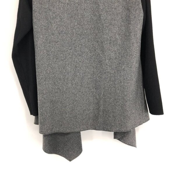 Staring at Stars UO Black + Grey Wool Blend Waterfall Cardigan Cozy size Large - Picture 13 of 16